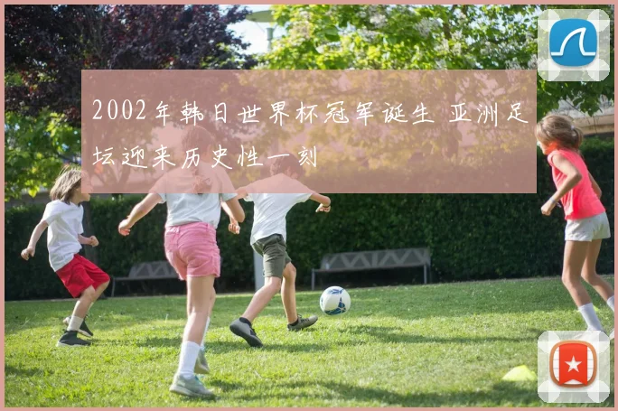 2002年韩日世界杯冠军诞生 亚洲足坛迎来历史性一刻